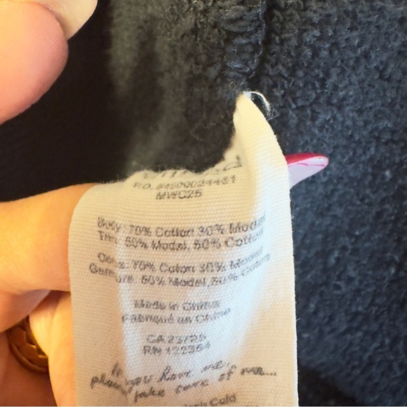 Aritzia Wilfred Open front Cardigan Black Women Size S - Picture 6 of 8